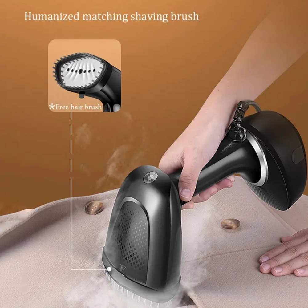 1500W Handheld Garment Steamer, Fast Heating, Portable Steam Iron for Home & Travel, 220-240V European Plug