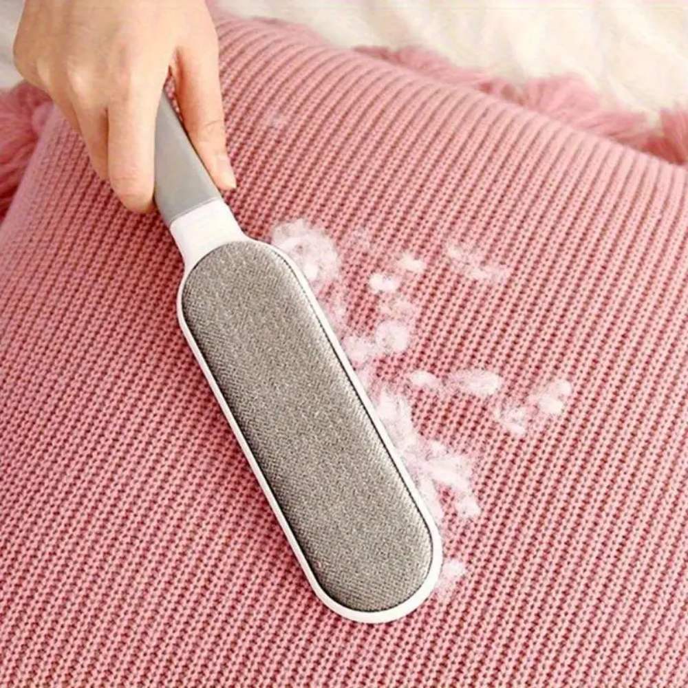 Reusable Double-Sided Lint Brush, Pet Hair Removal for Clothing, Sofa, Carpet, Furniture, Manual Dust Remover