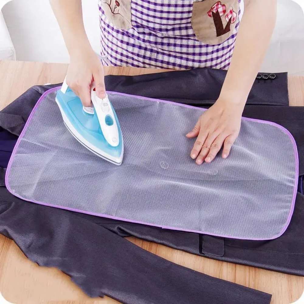 High-Temperature Resistant Ironing Mesh Pad, Protective Fabric for Steam Irons, Household Ironing Insulation Pad