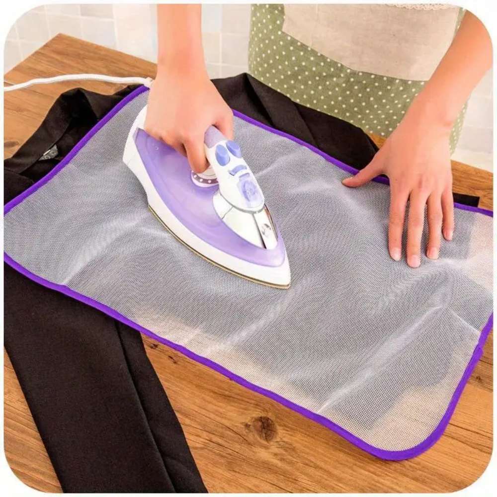 High-Temperature Resistant Ironing Mesh Pad, Protective Fabric for Steam Irons, Household Ironing Insulation Pad