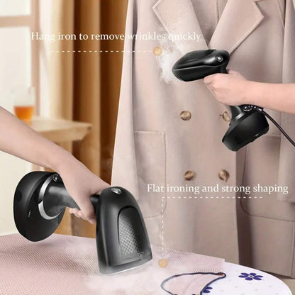 1500W Handheld Garment Steamer, Fast Heating, Portable Steam Iron for Home & Travel, 220-240V European Plug