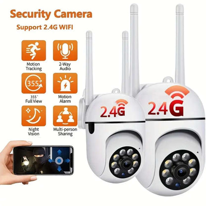 TERUHAL 1440p HD WiFi Security Camera, Night Vision, Motion Detection, Two-Way Audio, USB Powered, Mobile App Control, Indoor Surveillance